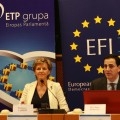30.01.2013. Ārvalstīs: EP deputāte I. Vaidere (V) novadīja diskusiju “Izraēlas finansiālā stratēģija: ko Eiropa var mācīties”