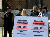 03.06.2013. Latvija: 04.06. pie Brīvības pieminekļa norisināsies mītiņš ”Protests pret eiro ieviešanu bez tautas akcepta”