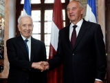 29.07.2013. Latvija: Izraēlas prezidenta Peresa vizīte Latvijā