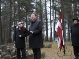Ebreju geto ieslodzīto iznīcināšanas piemiņai/Latvijas prezidents Vējonis: Mūsu vidū bija ļaunuma pārņemti nelieši